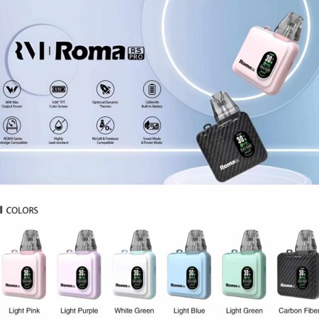 ROMA RS PRO注油式小煙主機｜兼容OXVA XLIM SQ PRO與小蠻