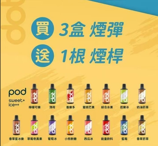 DOT SWITCH 佩特里煙彈|3.5ml容量 2000口體驗 買三盒送主機 DOT SWITCH 佩特里煙彈|3.5ml容量 2000口體驗 買三盒送主機:圖片 4