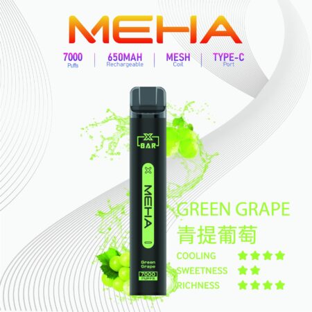 Meha Xbar 魅嗨小黑條 一次性電子煙 7000口|大容量持久型 台灣現貨供應 Meha Xbar 魅嗨小黑條 一次性電子煙 7000口|大容量持久型 台灣現貨供應