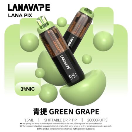 LANA PIX 閃光彈一次性電子煙 20000口｜15ML大容量・油芯分離黑科技